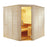 SAUNA CABIN WELLFUN CORNER SentioTec