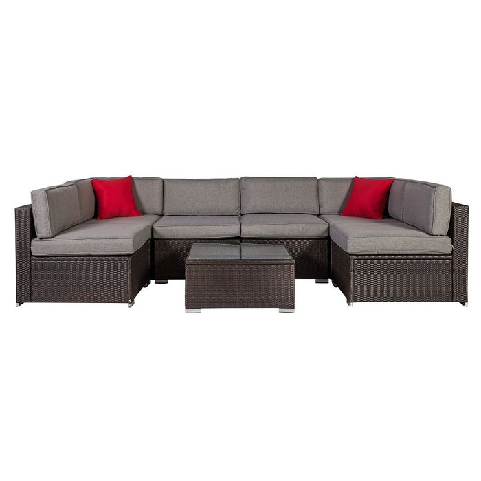 GARDEN FURNITURE Cliff garden sofa set with table