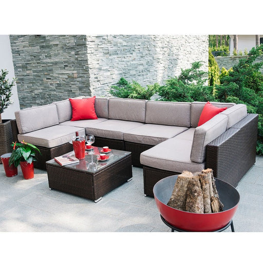 GARDEN FURNITURE Cliff garden sofa set with table