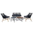GARDEN Furniture helsinki set – Sofa, Chairs & Tables