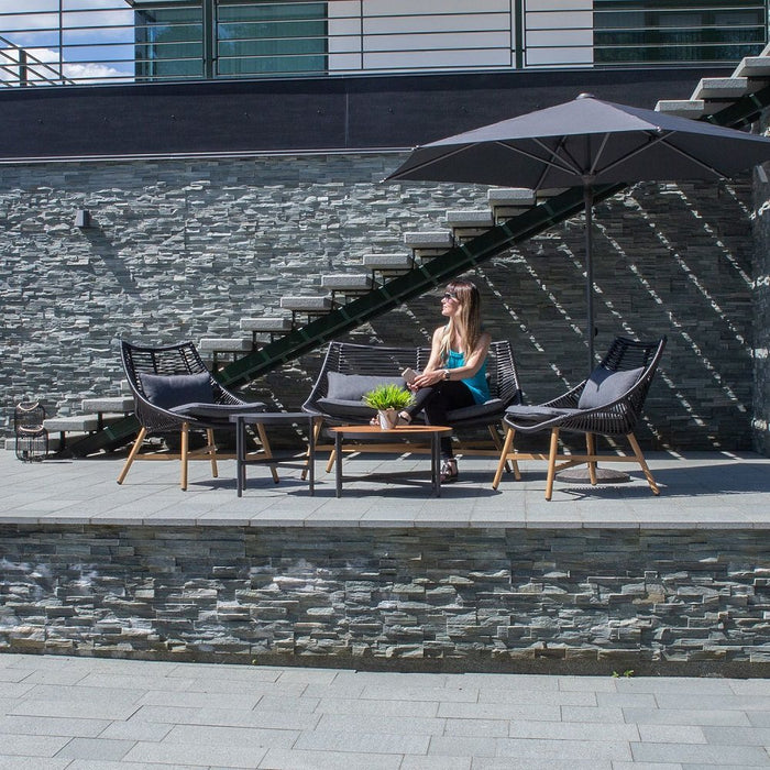 GARDEN Furniture helsinki set – Sofa, Chairs & Tables