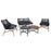 GARDEN Furniture helsinki set – Sofa, Chairs & Tables