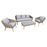 GARDEN FURNITURE Norway set table sofa and chairs