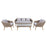 GARDEN FURNITURE Norway set table sofa and chairs