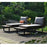 Garden Furniture Set Malta modular sofa, 2 tables