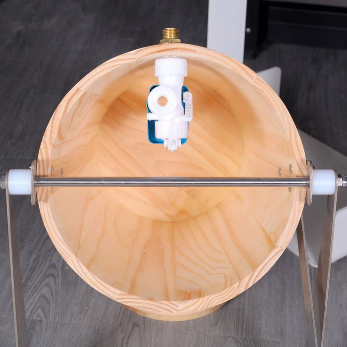 SAUFLEX Cold shower bucket 20L, pine