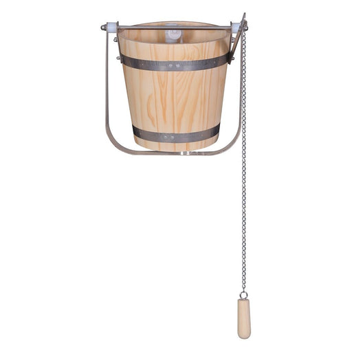 SAUFLEX Cold shower bucket 20L, pine