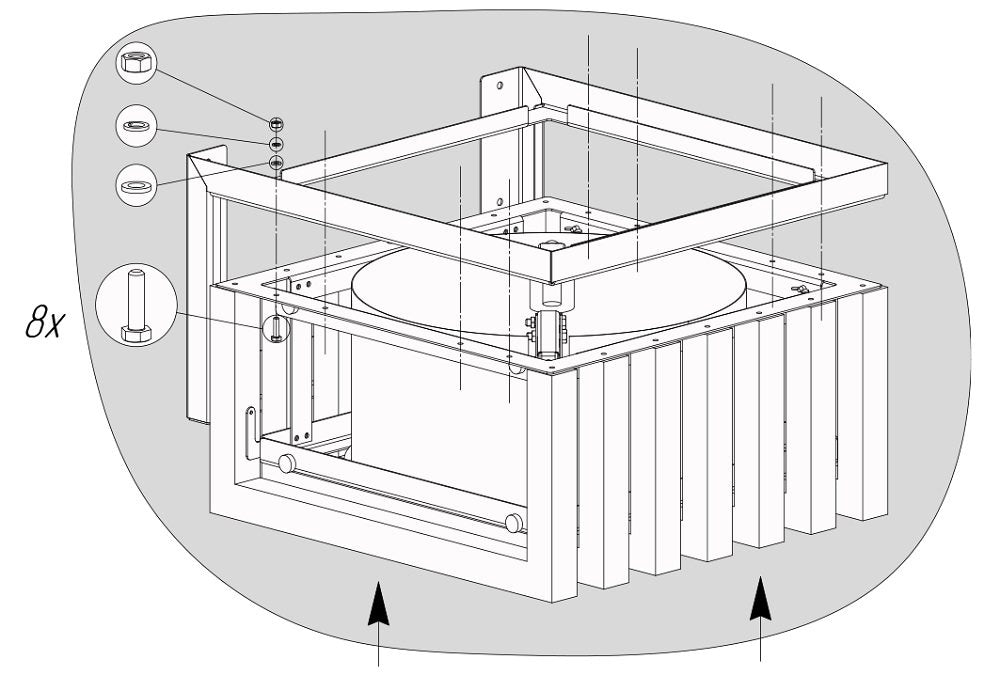 SAUFLEX COLD SHOWER BUCKET STORM