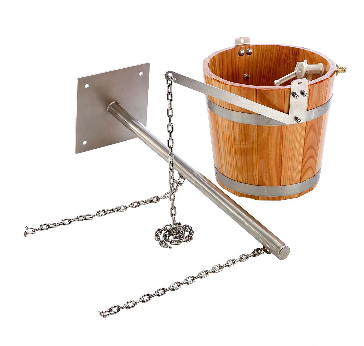 ELIGA COLD SHOWER BUCKET WITH HOLDER