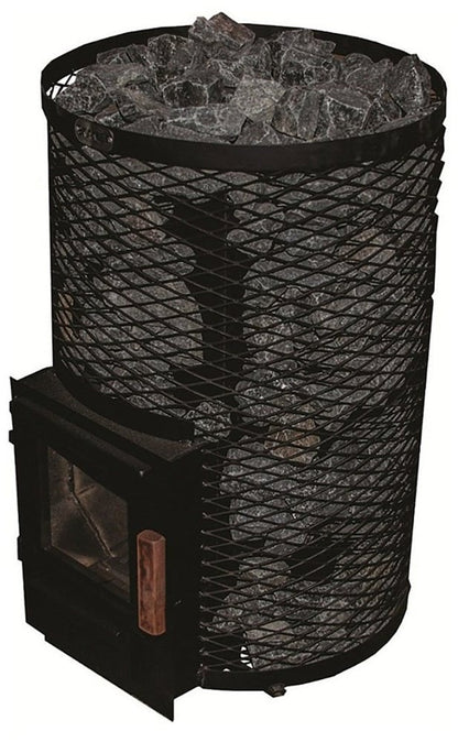 SAUNA WOODBURNING STOVE SKAMET SY-120 BT, WATER HEATING, BACK