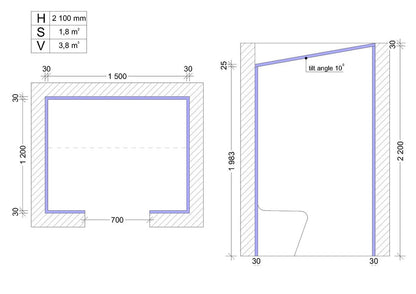 Building Kit 2 - Steam Sauna Standard