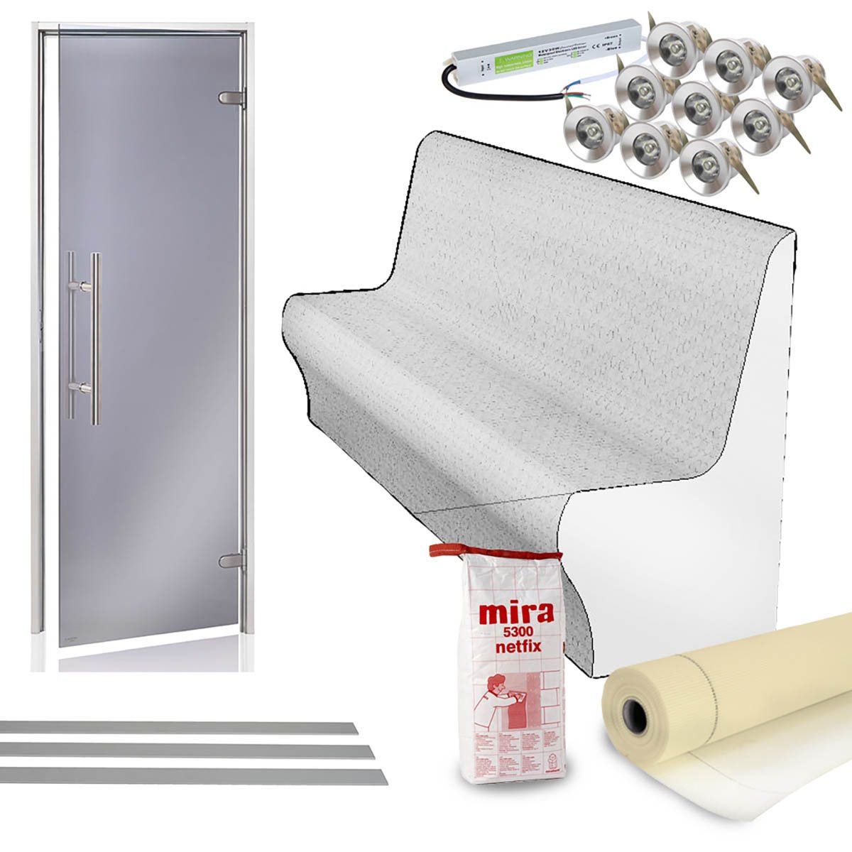 Building Kit - Steam Sauna Optimal by Saunainter - The Warm Living UK