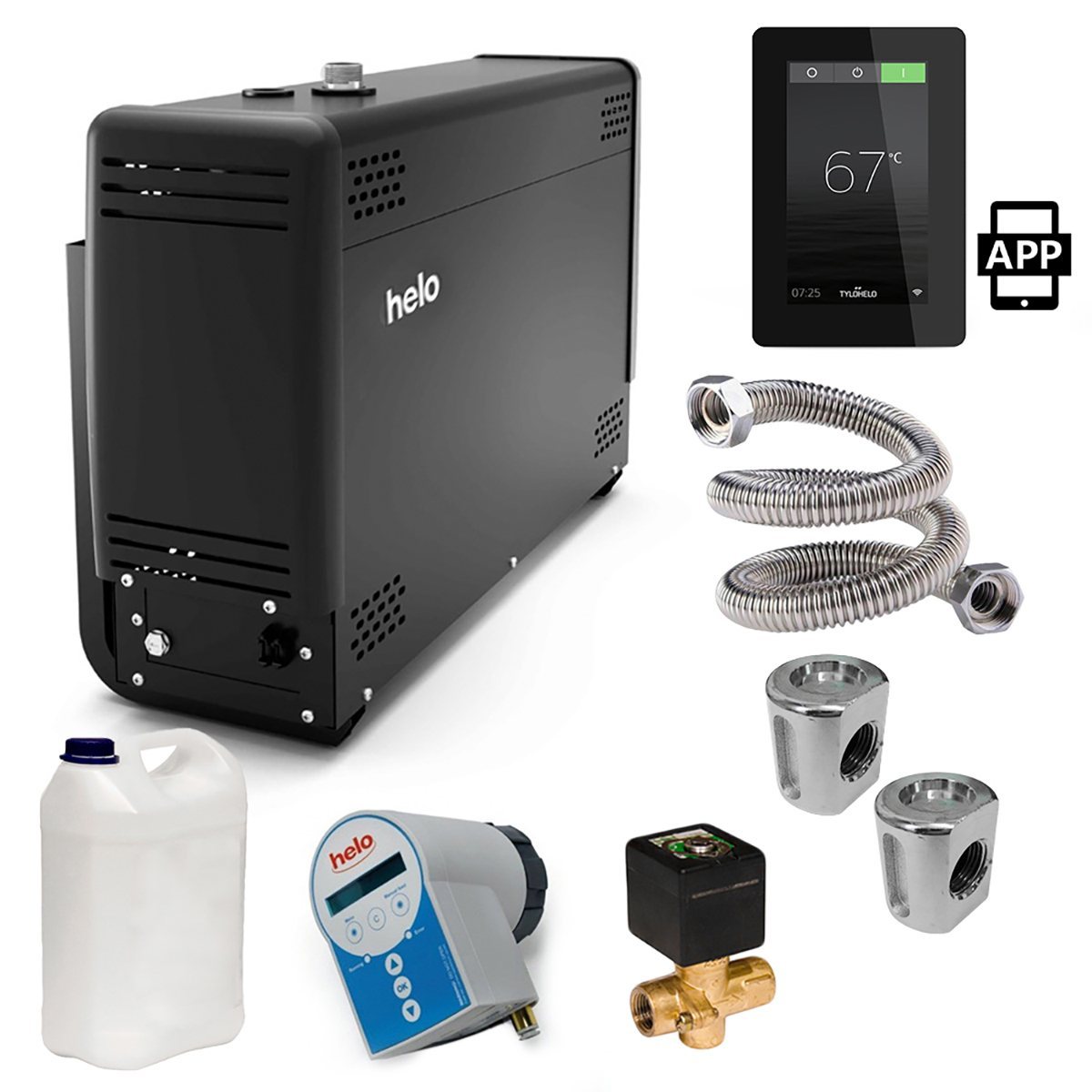 HELO STEAM PRO ELITE FREE SET 9,5kW by HELO - The Warm Living UK