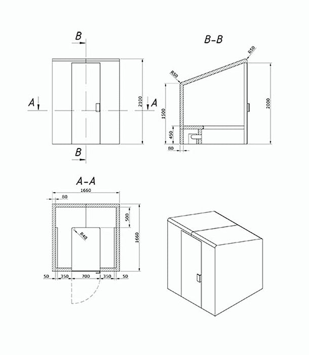 Harvia tacco steam sauna module