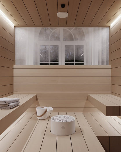 ELECTRIC SAUNA HEATER TULIKIVI PYRY D 10,2kW, WITHOUT CONTROL UNIT