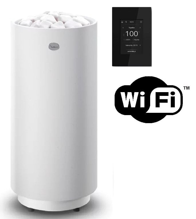 ELECTRIC SAUNA HEATER TULIKIVI PYRY E 4,5kW, WITH WIFI CONTROL UNIT