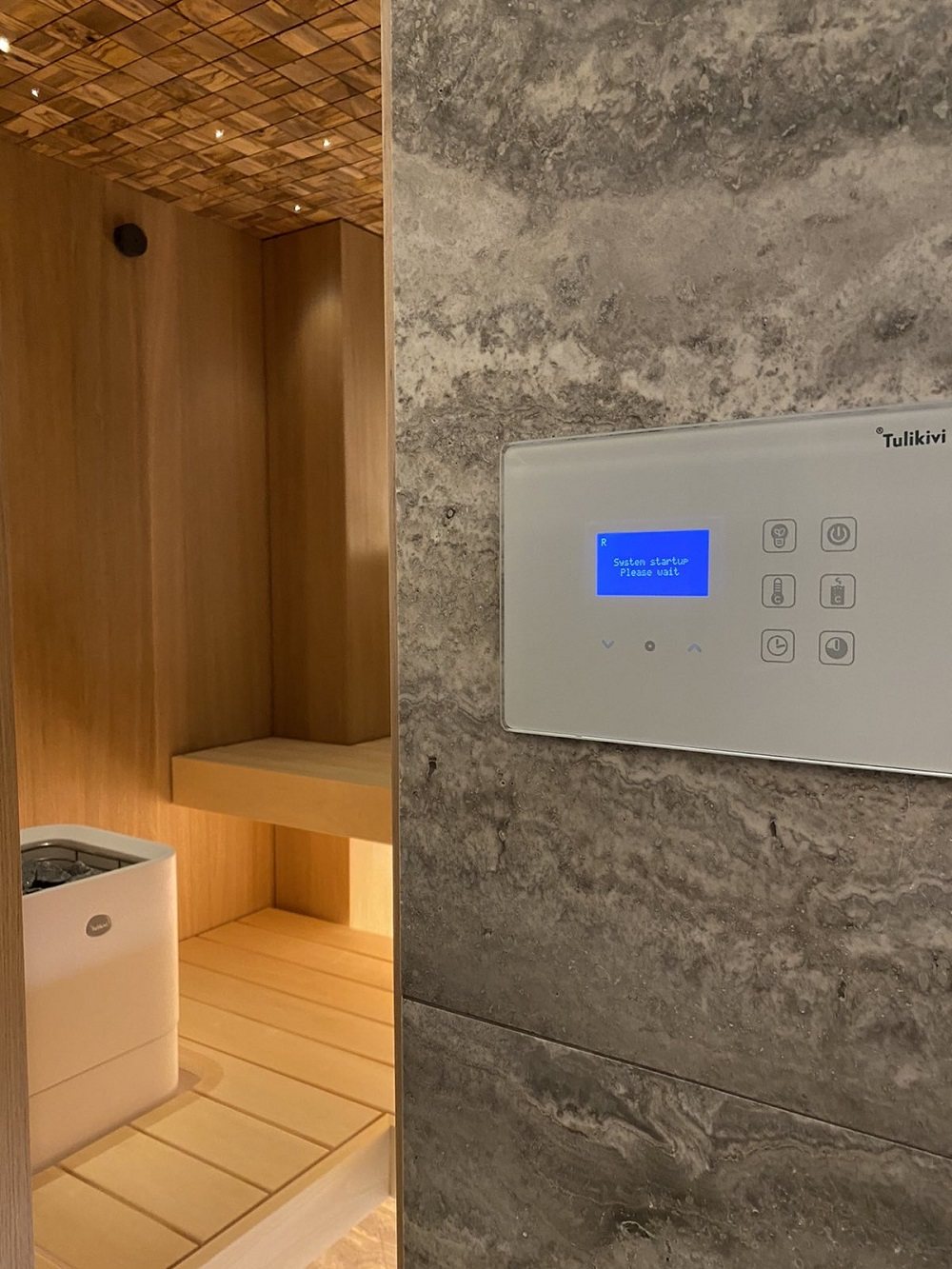 ELECTRIC SAUNA HEATER TULIKIVI KUURA 2 D SS036DW, 6,8kW, WITHOUT CONTROL UNIT