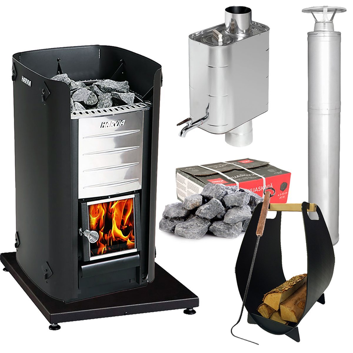 COMFORT PRO - WOOD-BURNING SAUNA KIT