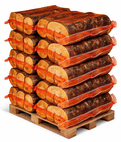 SAUFLEX FIREWOOD IN A MESH BAG, 28 L, 10 PACKS