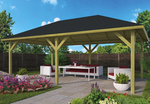 Large Timber Gazebo Ultimo 4.4m x 6.9m