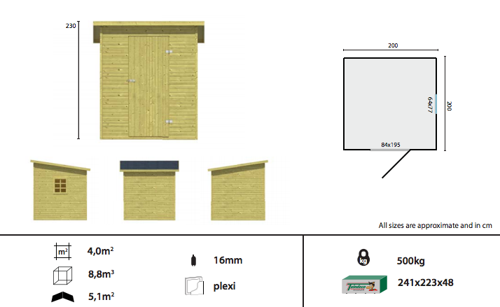 Olaf Pent Shed additional product view