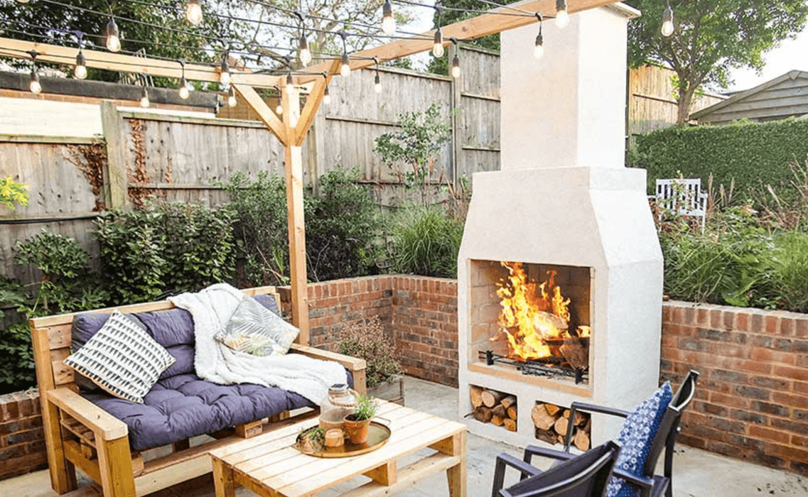 Schiedel Volcanic Garden Outdoor Fireplace Barbecue Medium 950