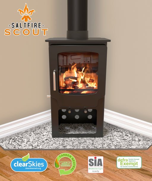 Saltfire Scout Tall Multi-fuel / Wood Burning Stove
