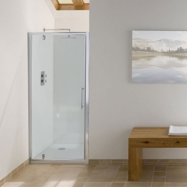 Signature Contract Pivot Shower Door - 6mm Glass