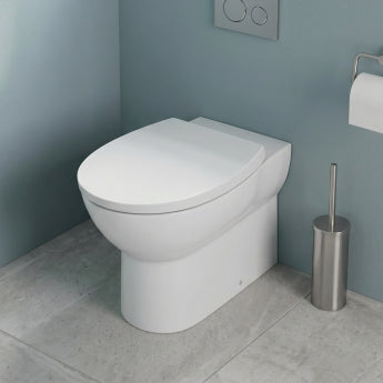 Signature QuikPak Rimless Back to Wall Toilet (inc Soft Close Seat)