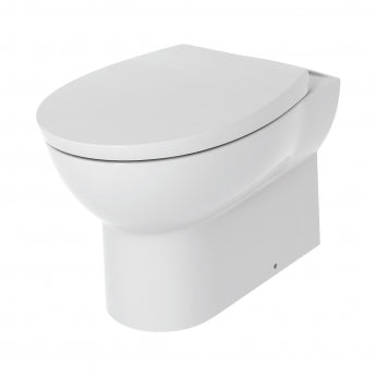 Signature QuikPak Rimless Back to Wall Toilet (inc Soft Close Seat)