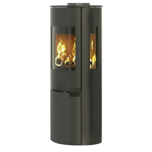 Schiedel Sirius 3.1 stove with 180 degree flame view windows
