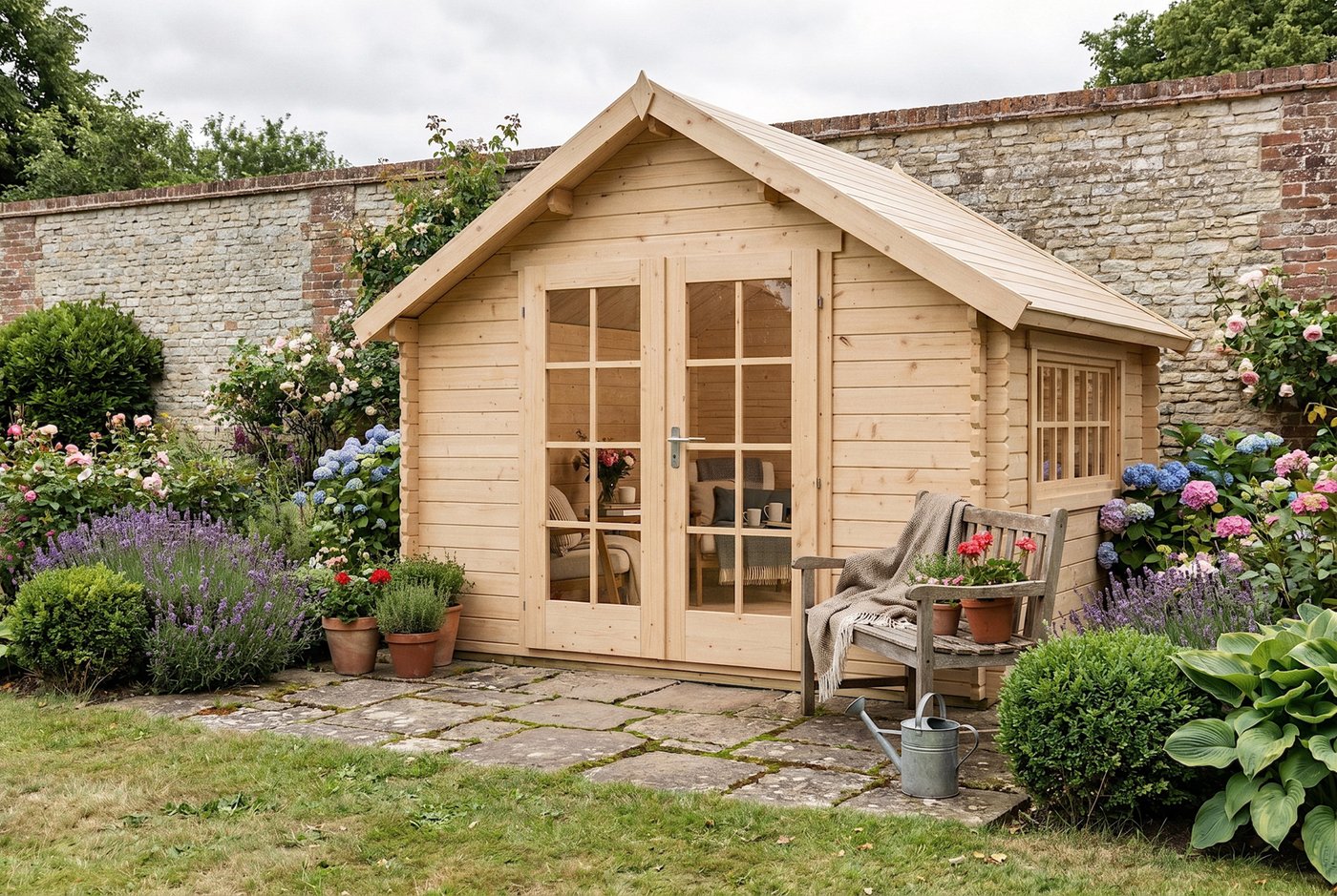 Skov Summerhouse 3.5m x 3m lifestyle exterior view
