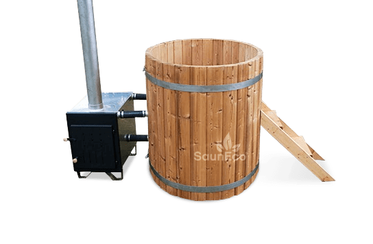 Barrel Saunas Mini Thermowood Hot Tub Spa 1.3m outdoor wood-fired tub
