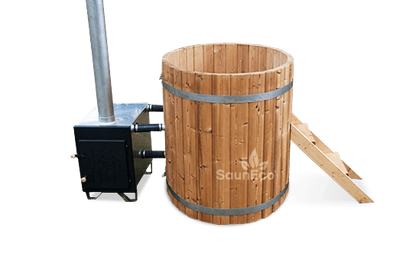 Barrel Saunas Mini Thermowood Hot Tub Spa 1.3m outdoor wood-fired tub