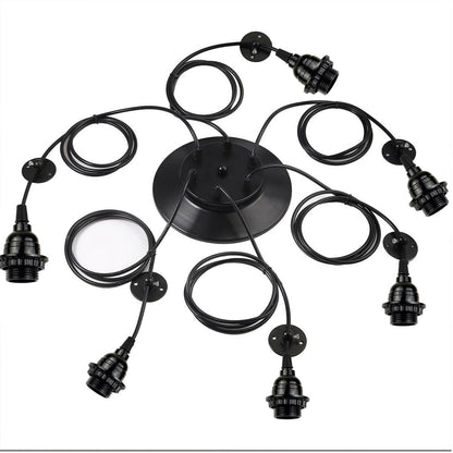 Modern Industrial Retro Ceiling Spider Light Fixture With E27 Holder ~2613