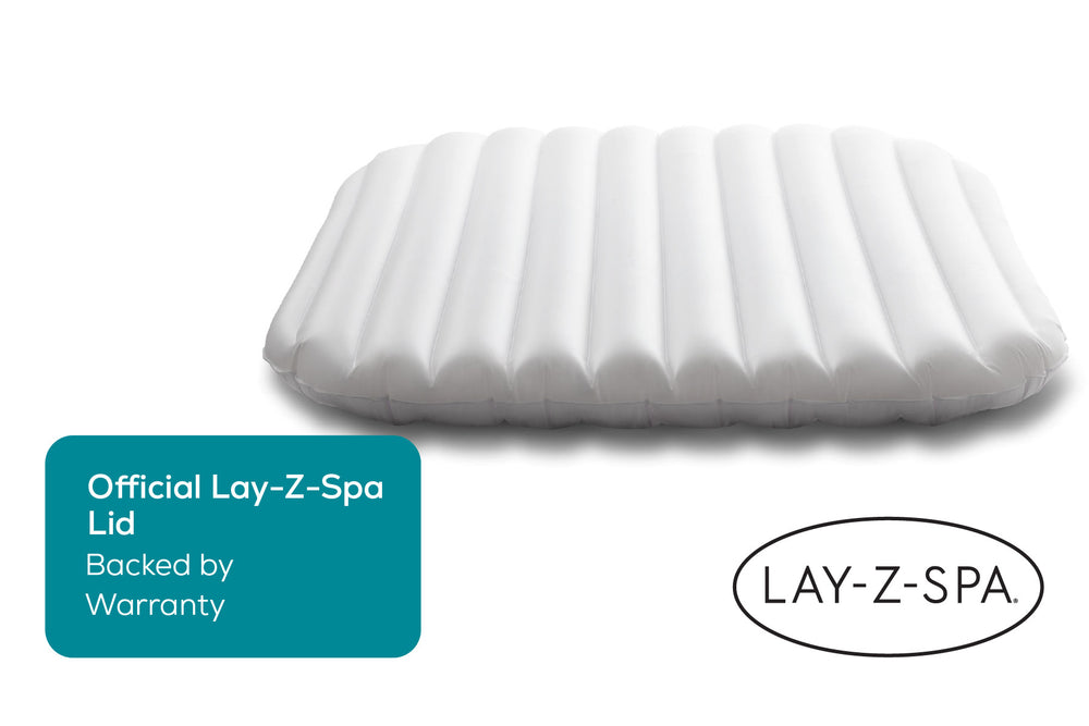 Square Lay-Z-Spa inflatable lid for hot tubs