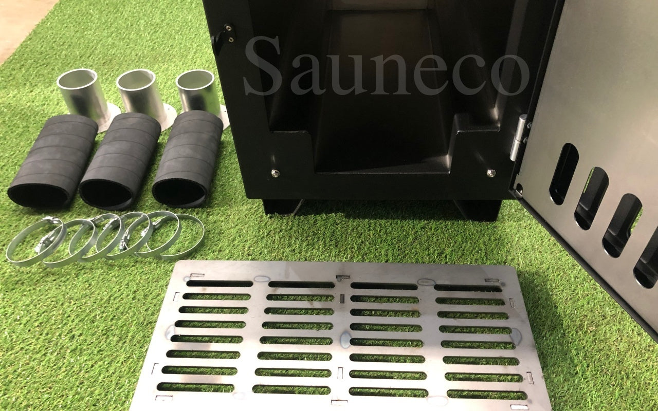 50 kW External Wood-fired Hot Tub Stove (Stainless Steel)