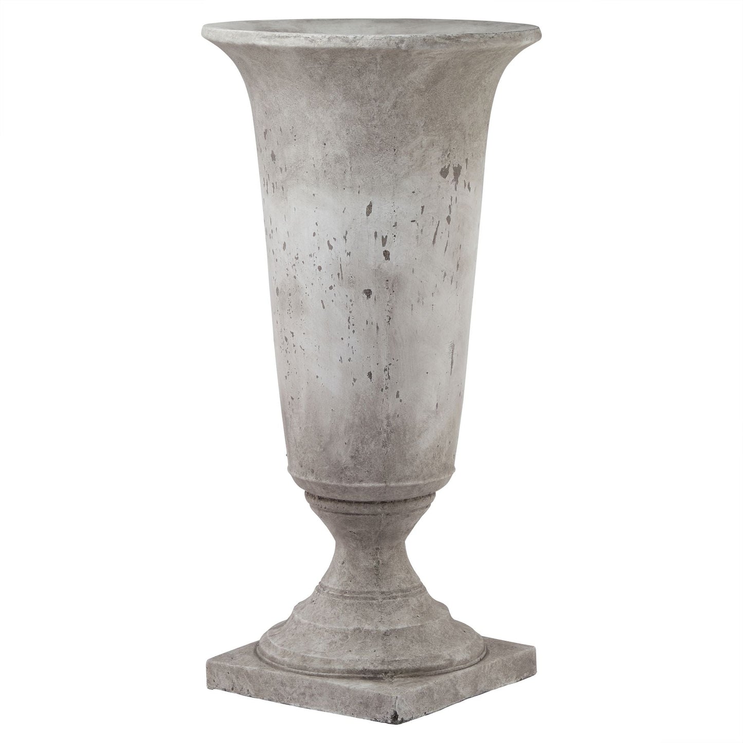 Tall Stone Effect Urn Planter full view
