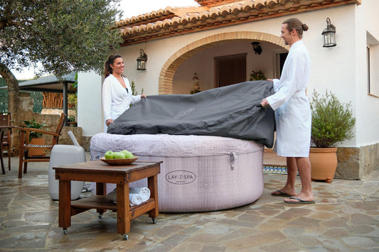 Lay-Z-Spa round thermal hot tub cover small 180cm