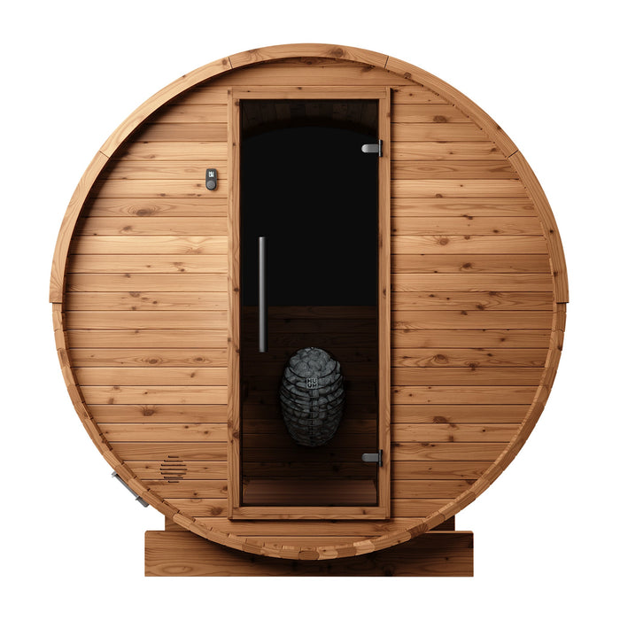 Thermo Wood Barrel Sauna - Large (6-8 Person)