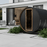 Thermo Wood Barrel Sauna Black - 4-6 Person Outdoor Sauna