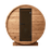 Thermo Wood Barrel Sauna - Regular with Changing Room (4-6 Person)