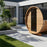 Thermo Wood Barrel Sauna - Regular with Changing Room (4-6 Person)