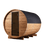 Thermo Wood Barrel Sauna - Regular with Changing Room (4-6 Person)