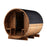 Thermo Wood Barrel Sauna - Small with Relaxation Terrace (2-4 Person)