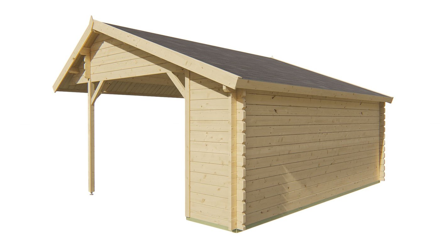 Thurin Log Cabin Gazebo 5 x 3.5m