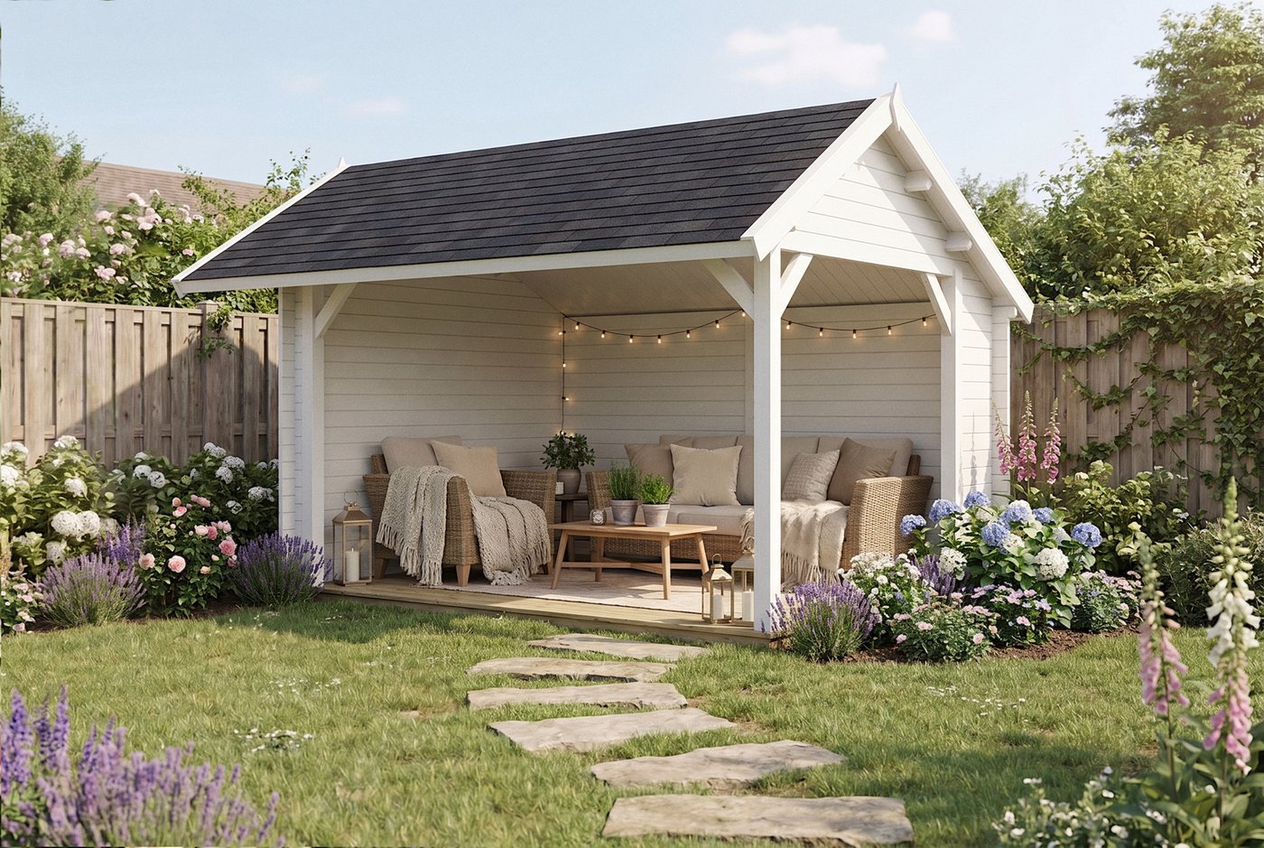 Thurin Log Cabin Gazebo 5m x 3.5m