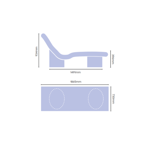 Tileable Spa Lounger - Devon