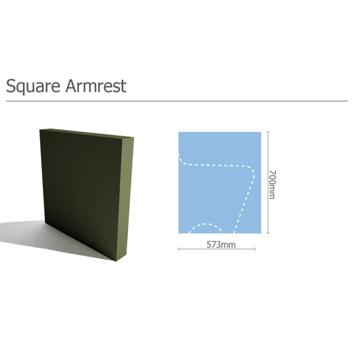 Tileable Steam Room Armrest - York