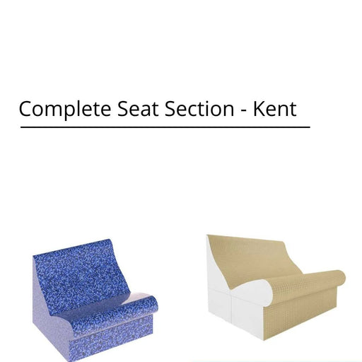 Tileable Steam Room Complete Seat Section 1.2 m - Kent